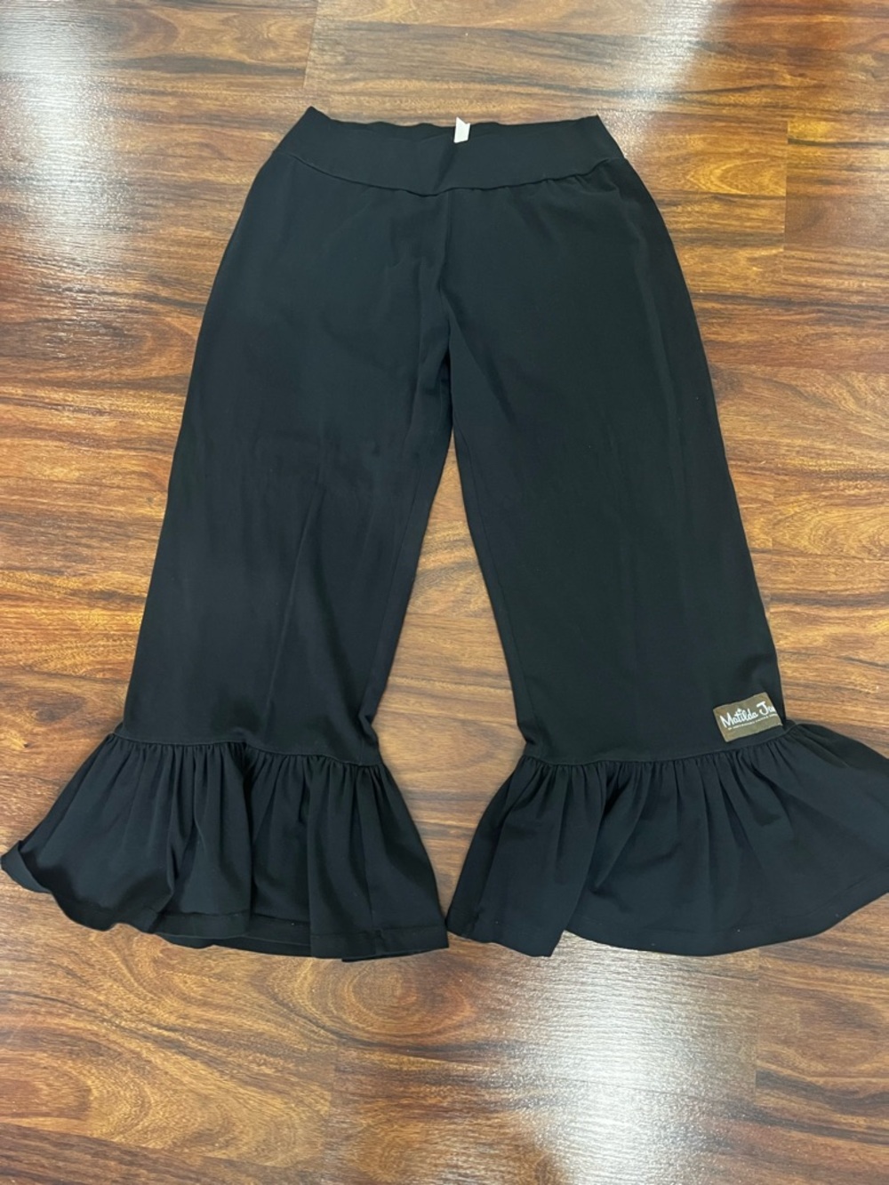 Matilda Jane Black Ruffle Hem Pants